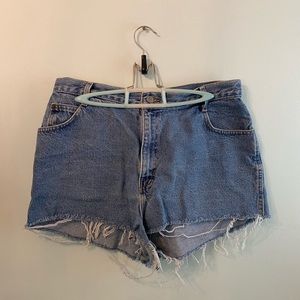 High Waisted Jean Shorts